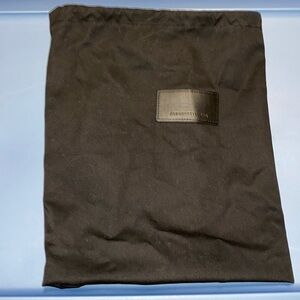 Alexander Wang Black Cotton Drawstring Dust Bag New